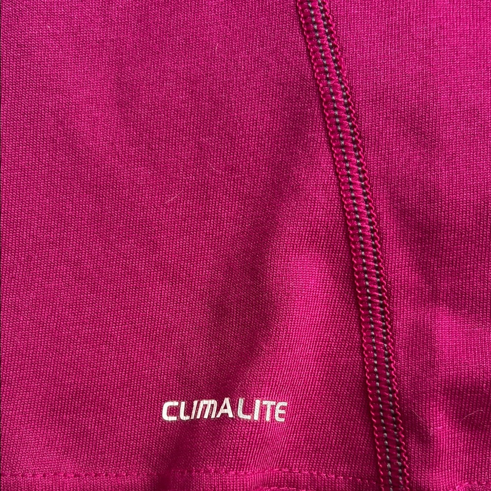 Adidas Magenta Performance Tee - Picture 4 of 4
